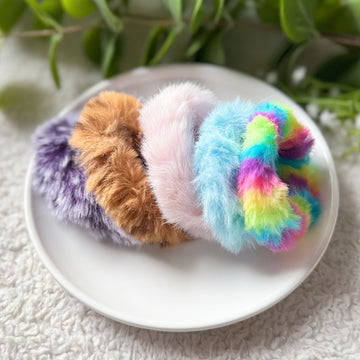 Plush Hair Tie - Pack Of 2