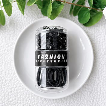 Noir Hair Tie Duo