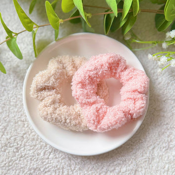 TeddyFluff Scrunchie - 2 Pcs