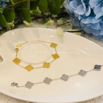Gilded Clover Bracelet