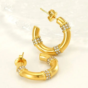 Golden Lumière Hoops