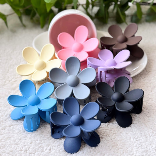 Flower Claw Hair Clip