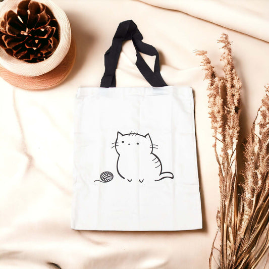 PLAYFUL CAT - TOTE BAG