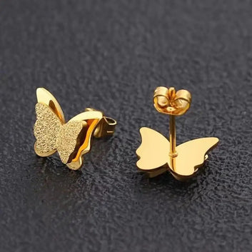 Gilded Butterfly Earrings