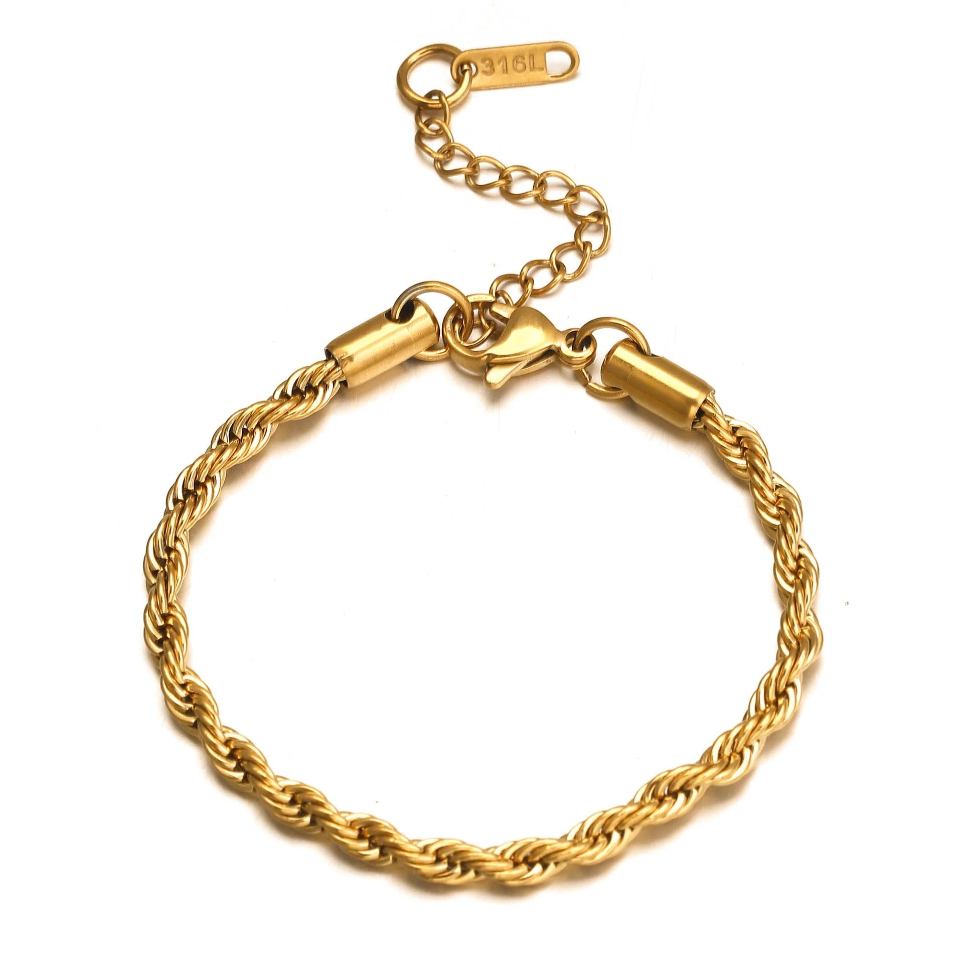 Braided Gold Bracelet