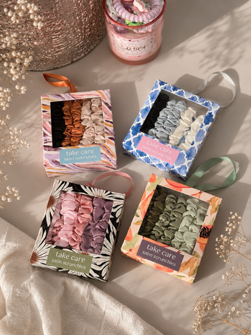 Satin Silk Scrunchie Box