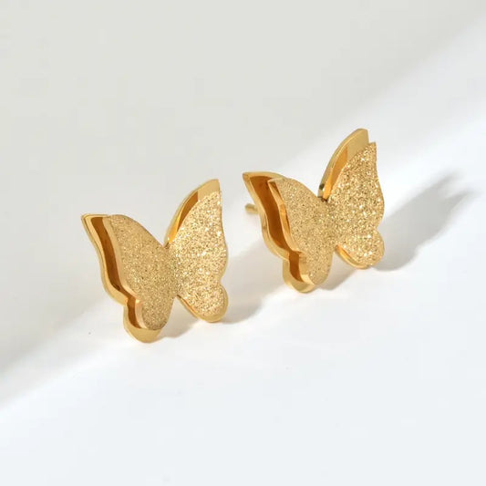 Gilded Butterfly Earrings