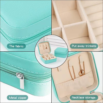 Portable Leather Jewellery Box