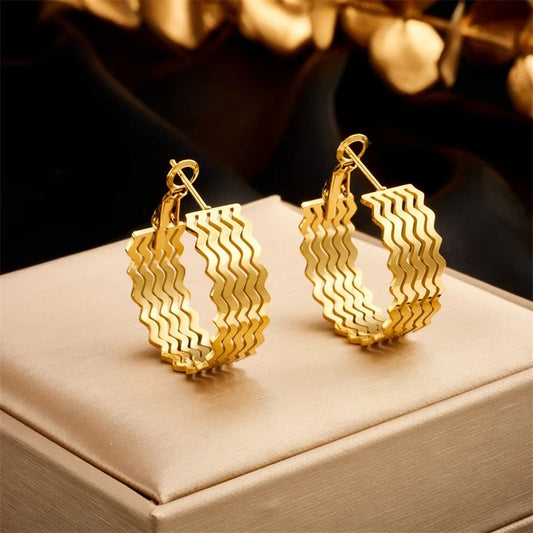 Wavy Luxe Earrings