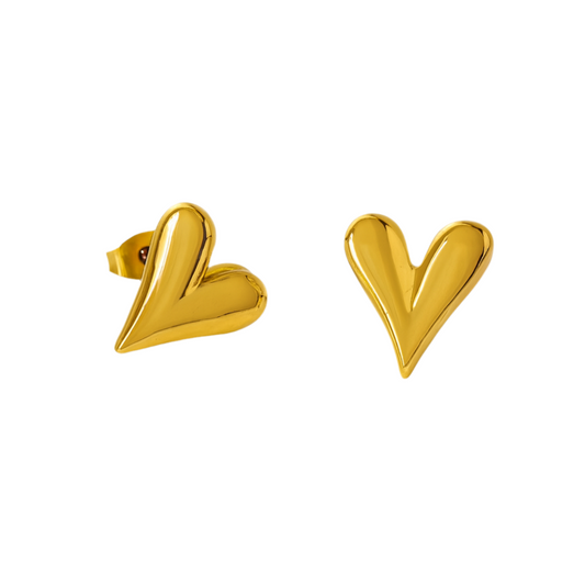 Aurum Heart Earrings