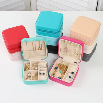 Portable Leather Jewellery Box
