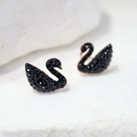 Swan Earrings