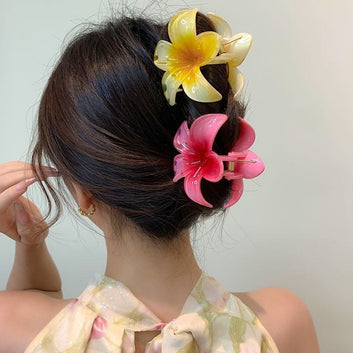 Tropical Flower Hair Clips