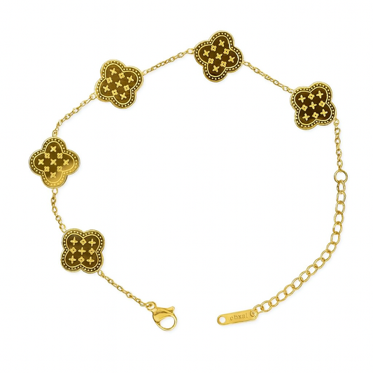 Gilded Clover Bracelet
