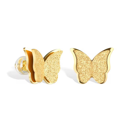 Gilded Butterfly Earrings