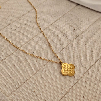 Gilded Clover Pendant