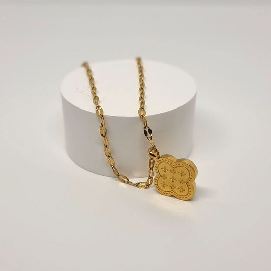 Gilded Clover Pendant