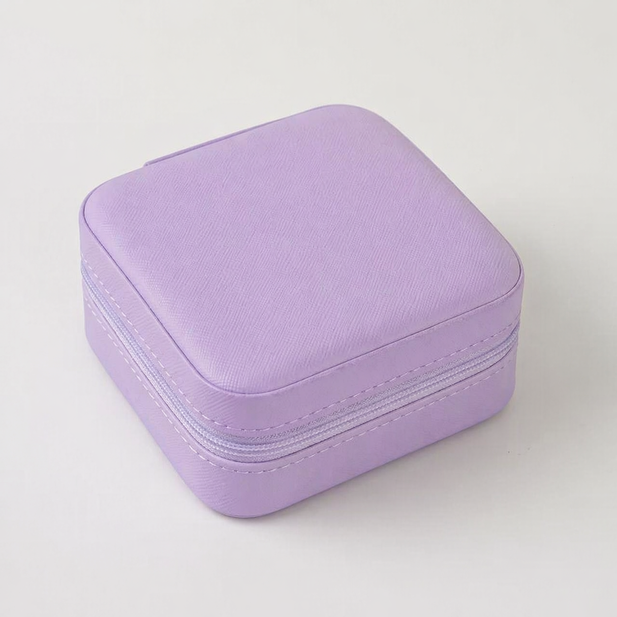 Portable leather travel jewelry box with velvet interior – Bee's Creations
