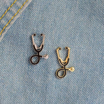 Doctors Stethoscope Enamel Pin