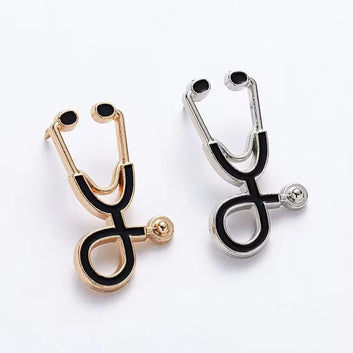 Doctors Stethoscope Enamel Pin