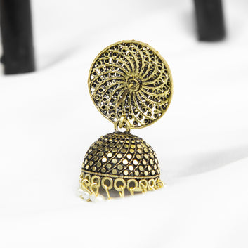 Golden Elegent Jhumka