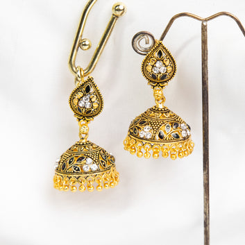 Gold Drop Jhumka