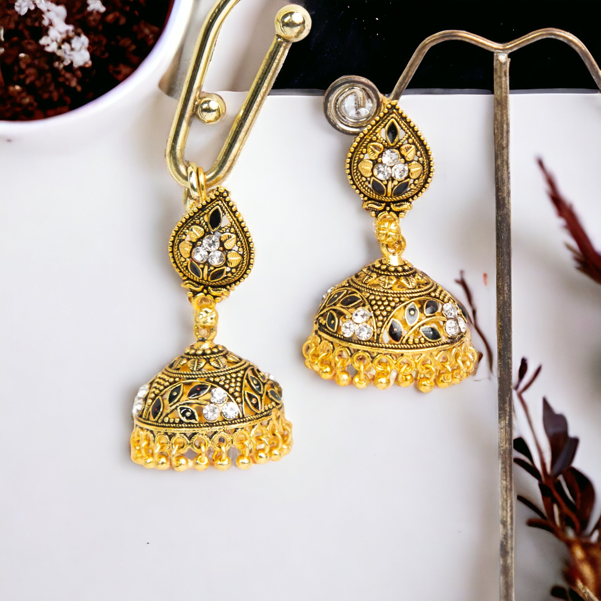 Gold Drop Jhumka